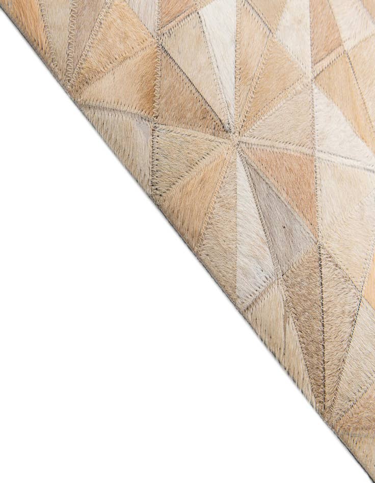 Detail image of  6' 9 x 9' 8 Cowhide Stocks Rug