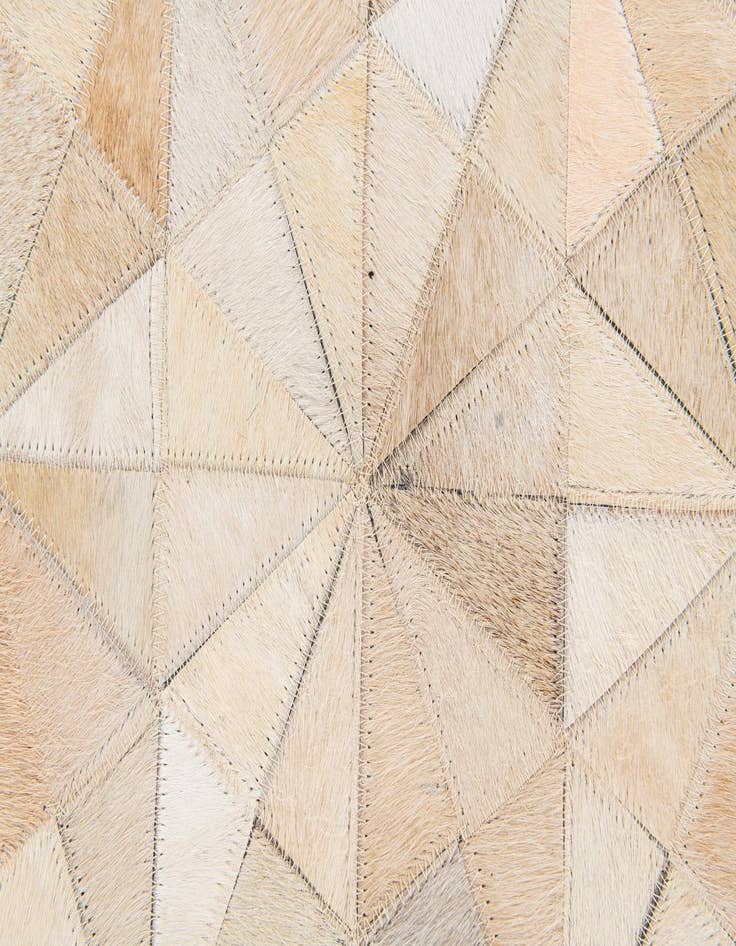 Detail image of  6' 9 x 9' 8 Cowhide Stocks Rug