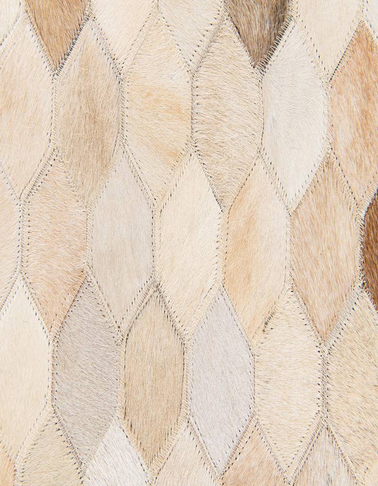 Detail image of  4' 8 x 6' 7 Cowhide Stocks Rug