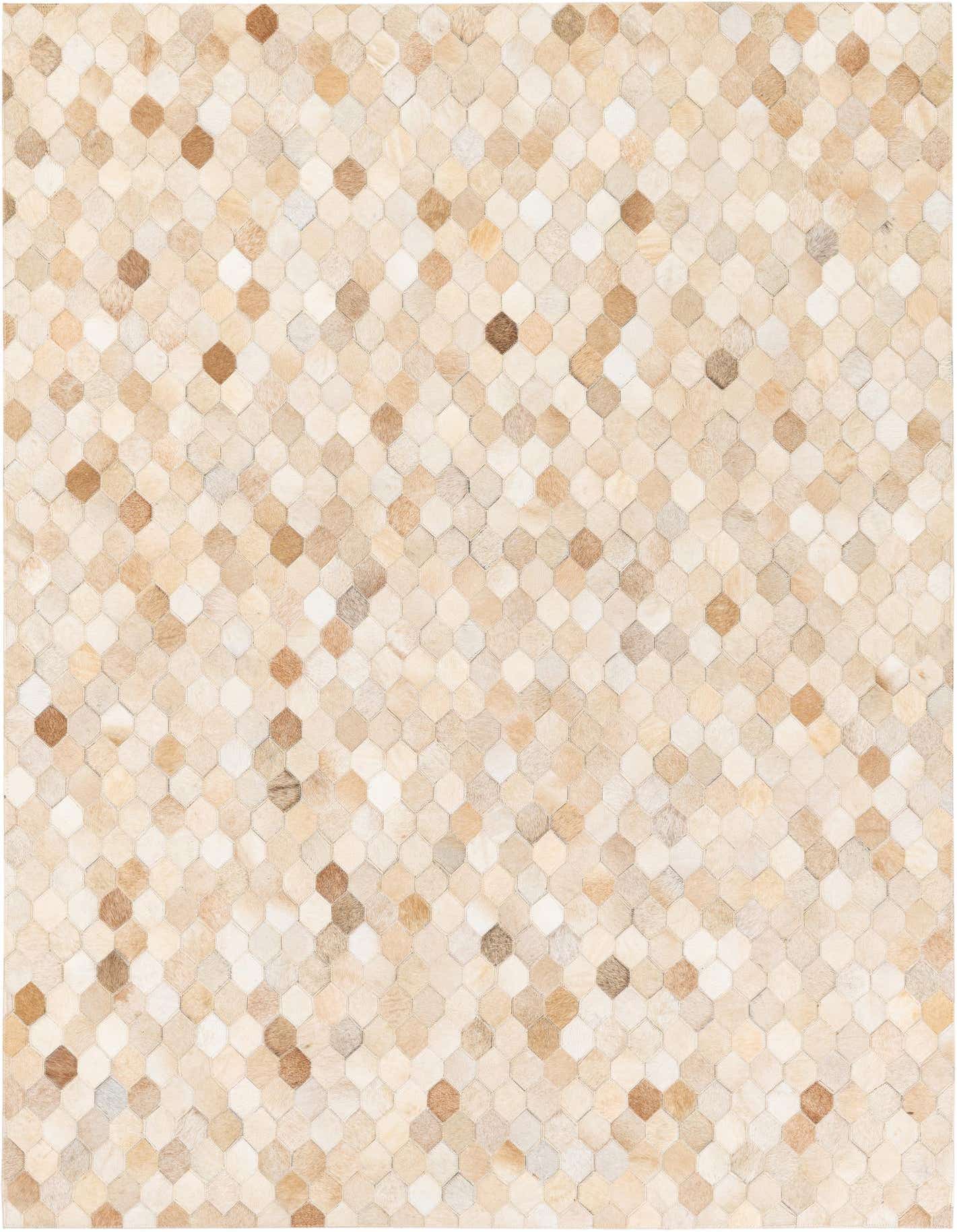 Primary image  4' 8 x 6' 7 Cowhide Stocks Rug