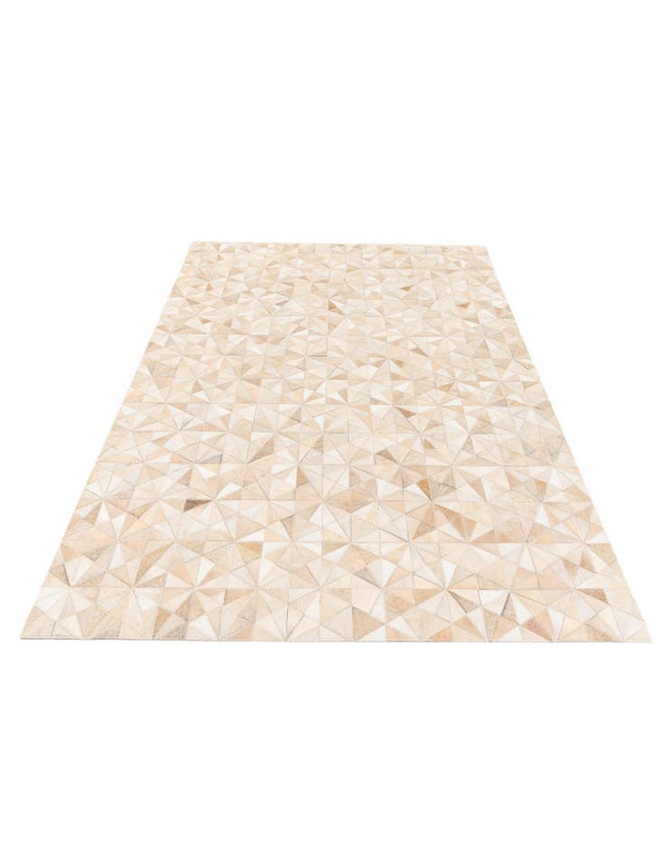 Detail image of  4' 8 x 6' 7 Cowhide Stocks Rug