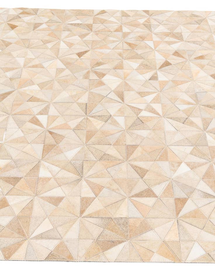 Detail image of  4' 8 x 6' 7 Cowhide Stocks Rug