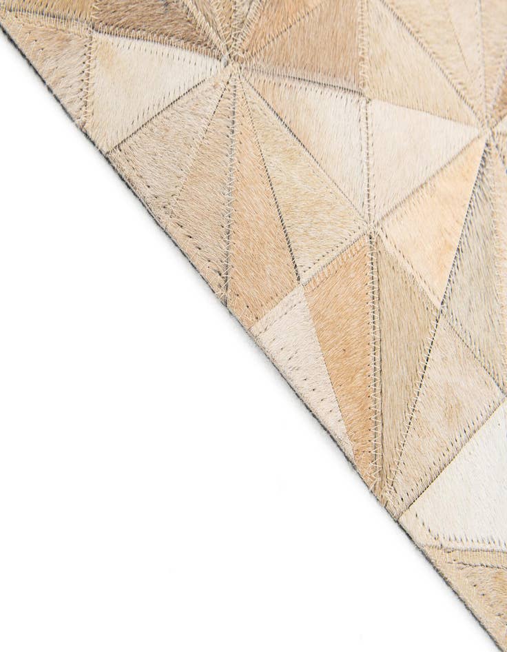 Detail image of  4' 8 x 6' 7 Cowhide Stocks Rug