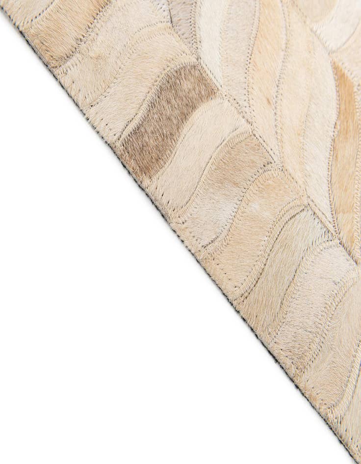 Detail image of  4' 8 x 6' 8 Cowhide Stocks Rug