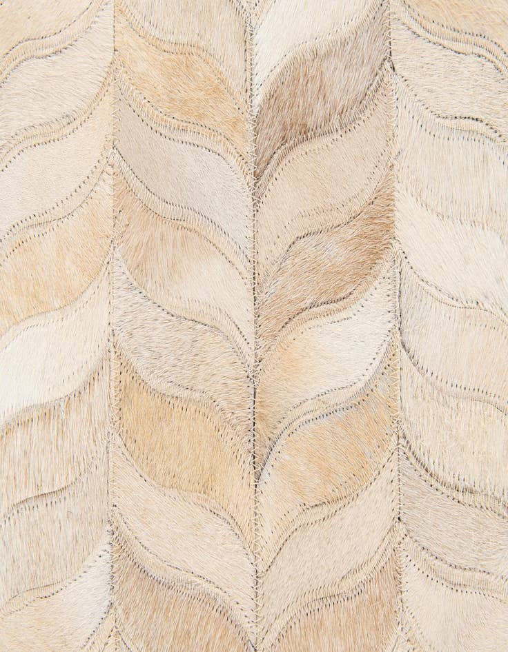 Detail image of  4' 8 x 6' 8 Cowhide Stocks Rug