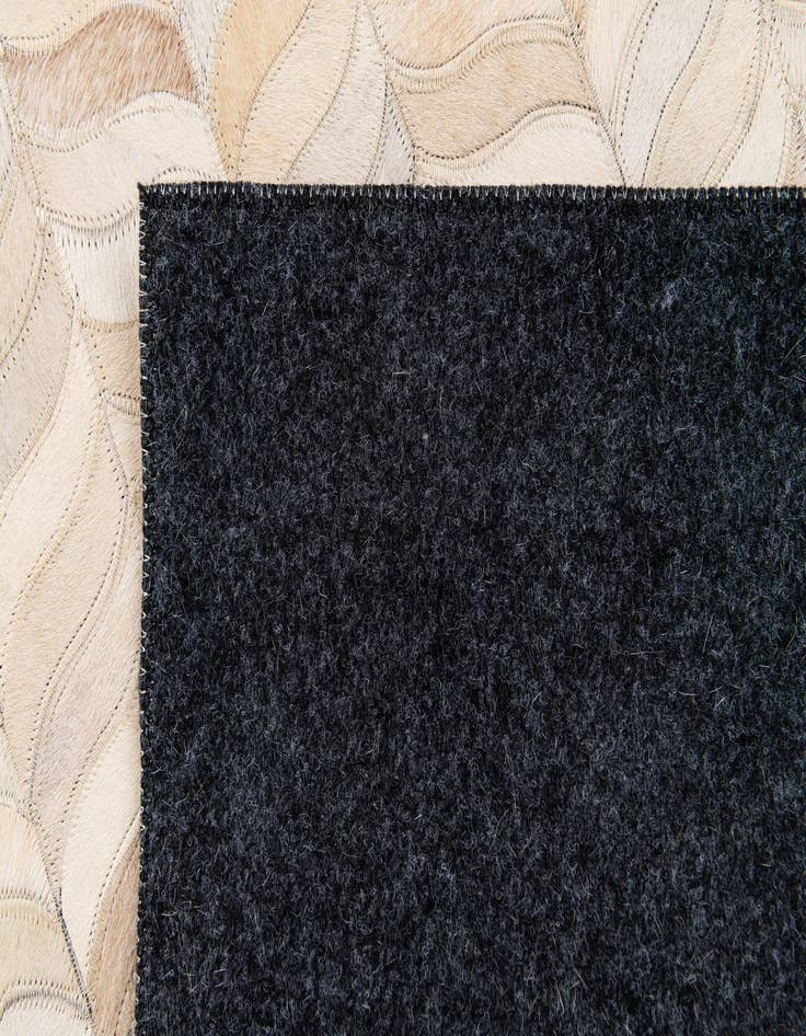 Detail image of  4' 8 x 6' 7 Cowhide Stocks Rug