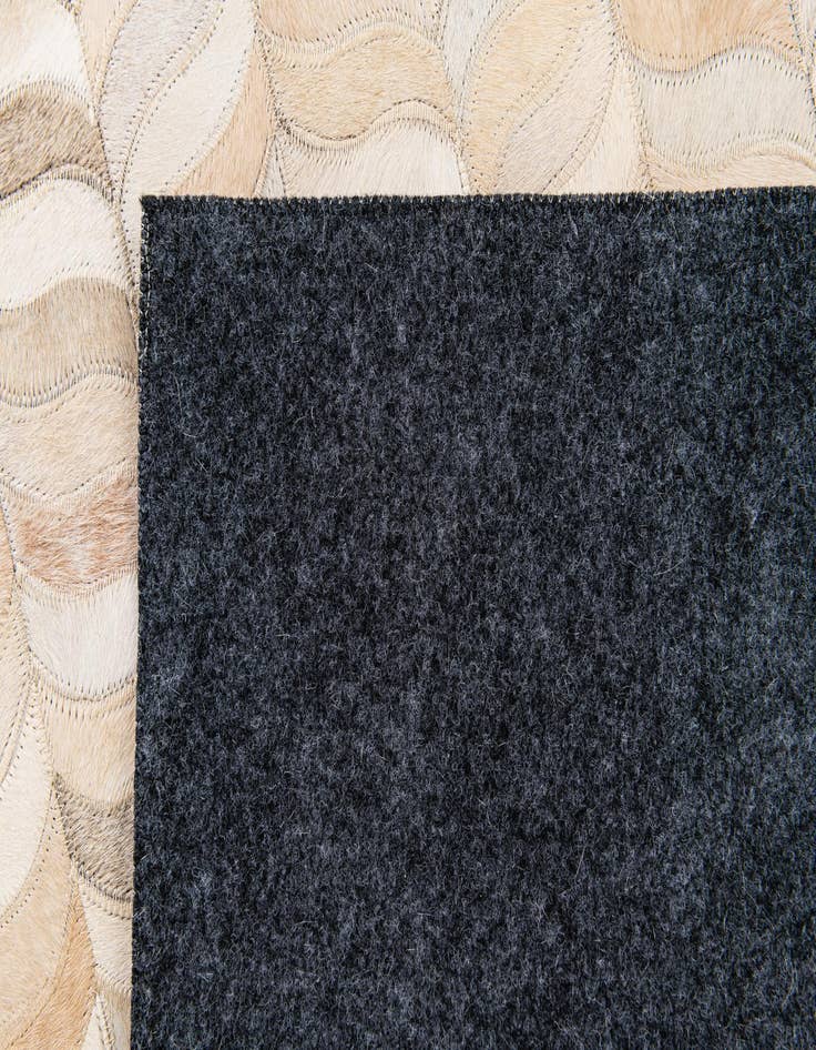 Detail image of  4' 8 x 6' 8 Cowhide Stocks Rug