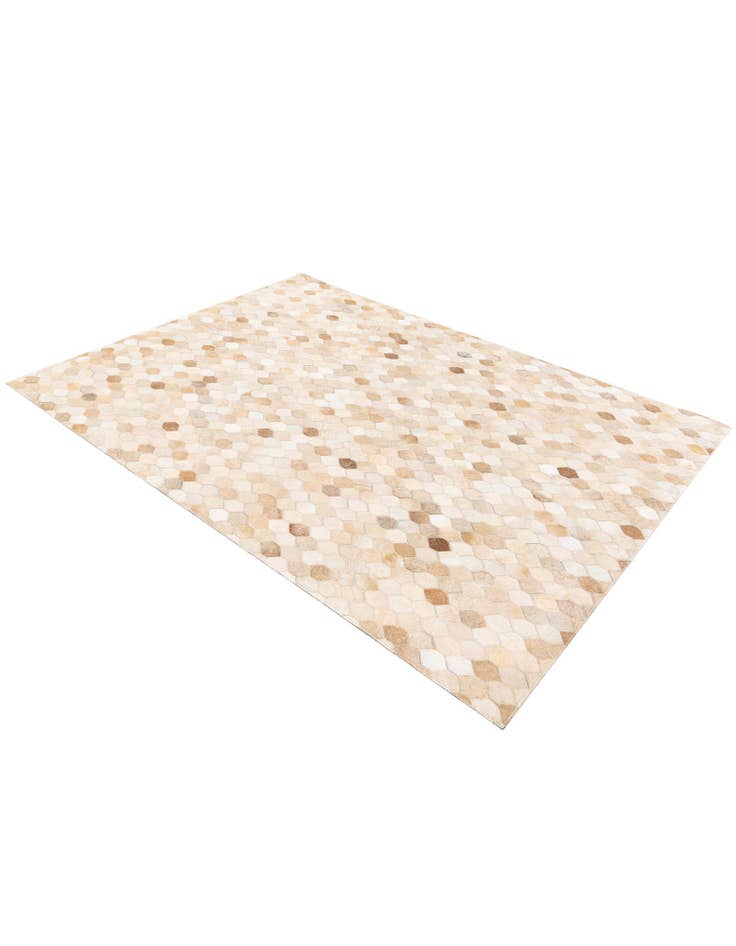 Detail image of  4' 9 x 6' 8 Cowhide Stocks Rug