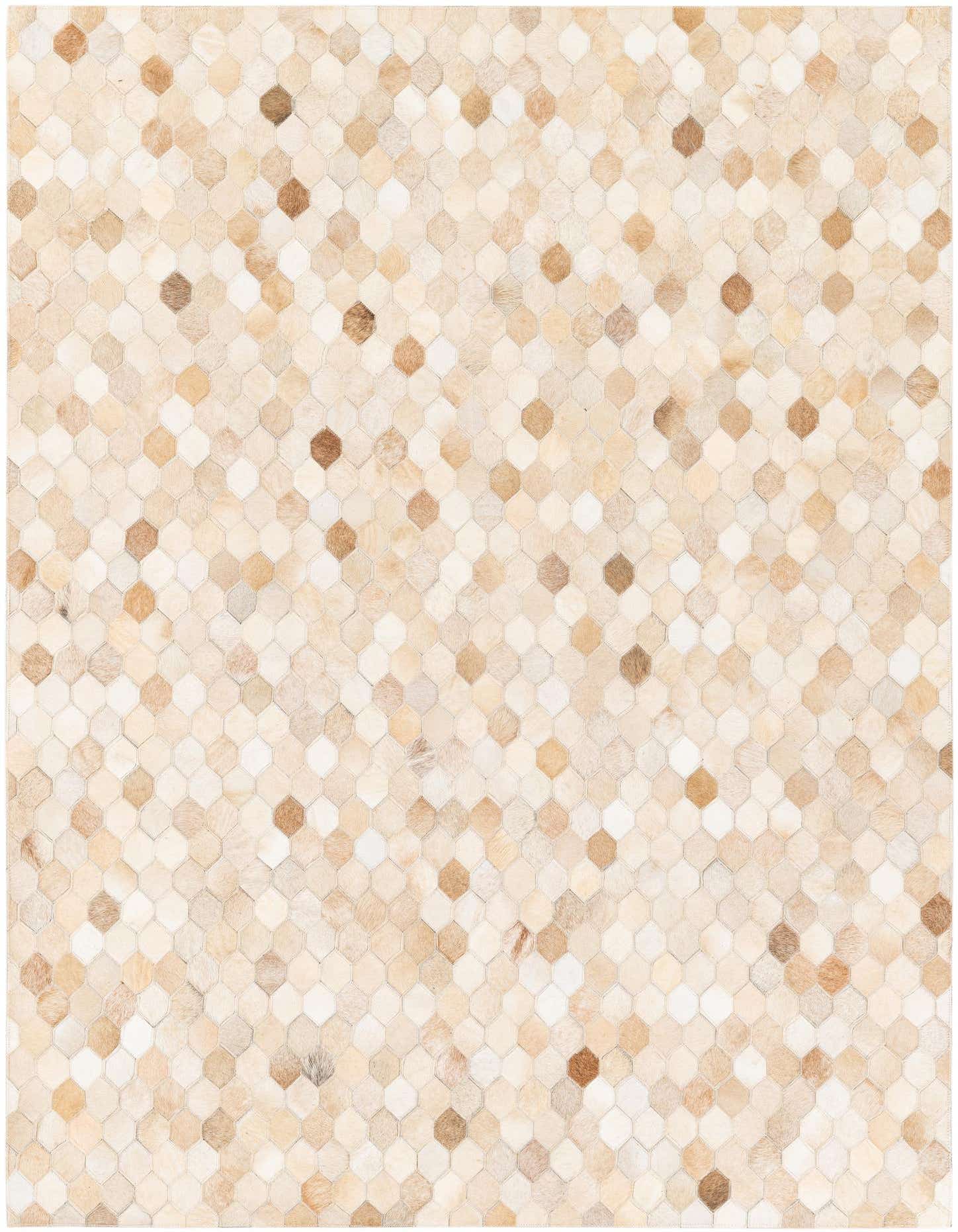 Primary image  4' 8 x 6' 7 Cowhide Stocks Rug