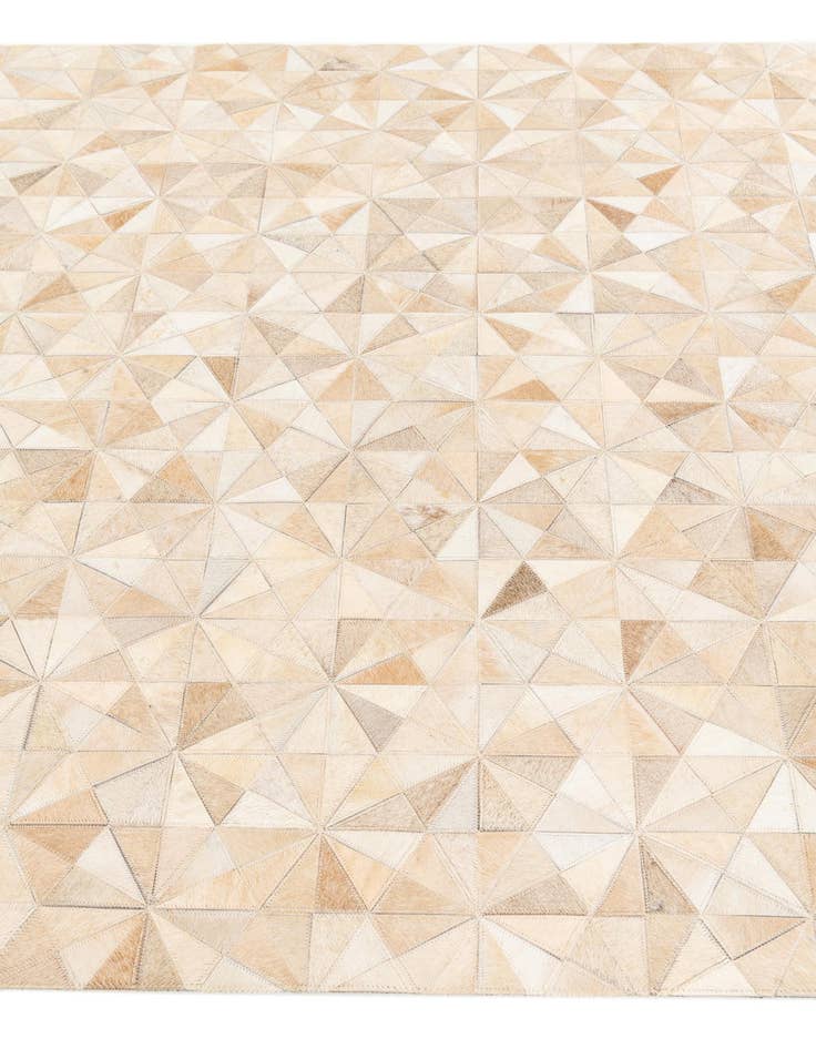 Detail image of  4' 9 x 6' 6 Cowhide Stocks Rug