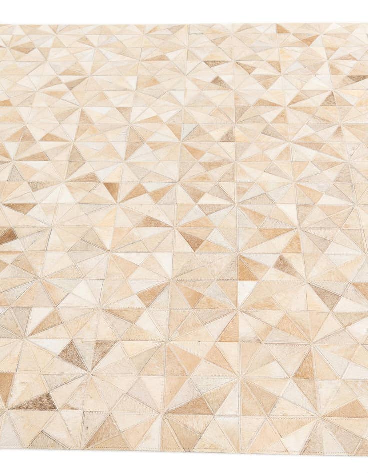 Detail image of  4' 8 x 6' 5 Cowhide Stocks Rug