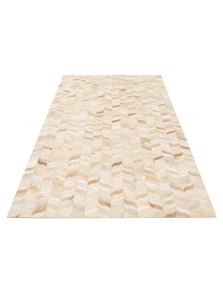 Detail image of  3' 11 x 5' 10 Cowhide Stocks Rug