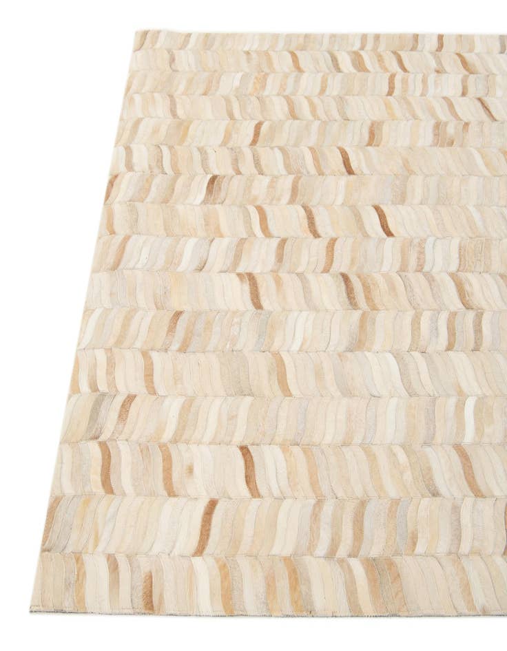 Detail image of  3' 11 x 5' 10 Cowhide Stocks Rug