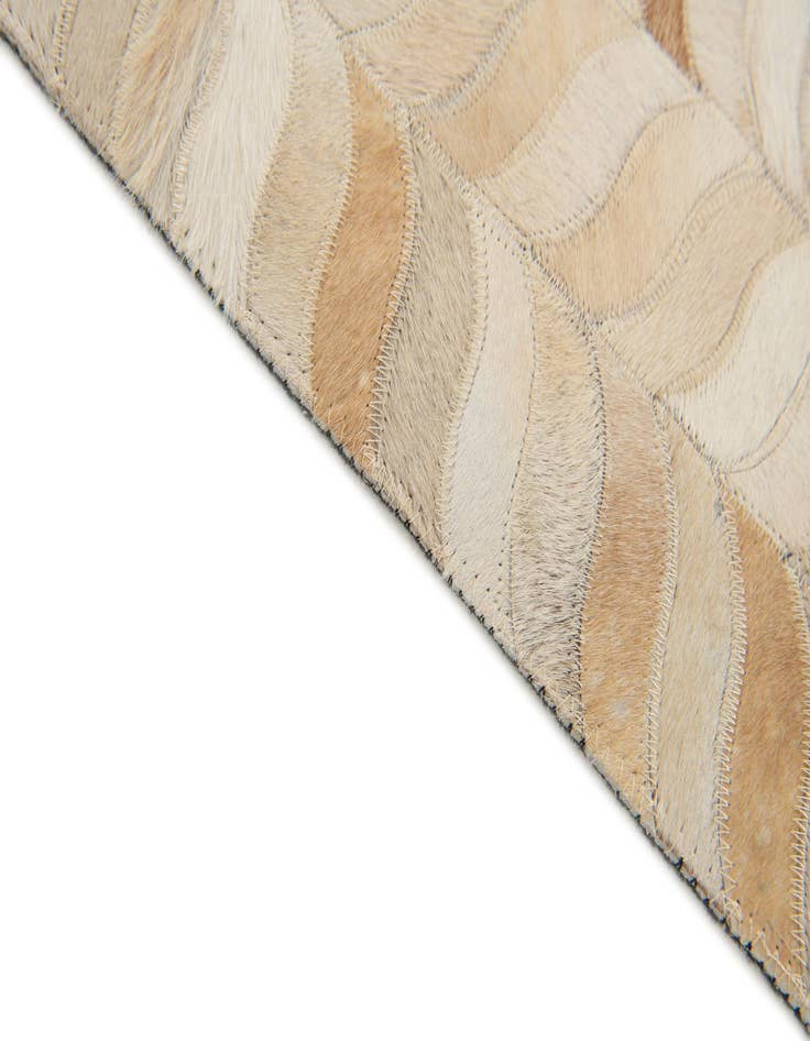 Detail image of  3' 11 x 5' 10 Cowhide Stocks Rug