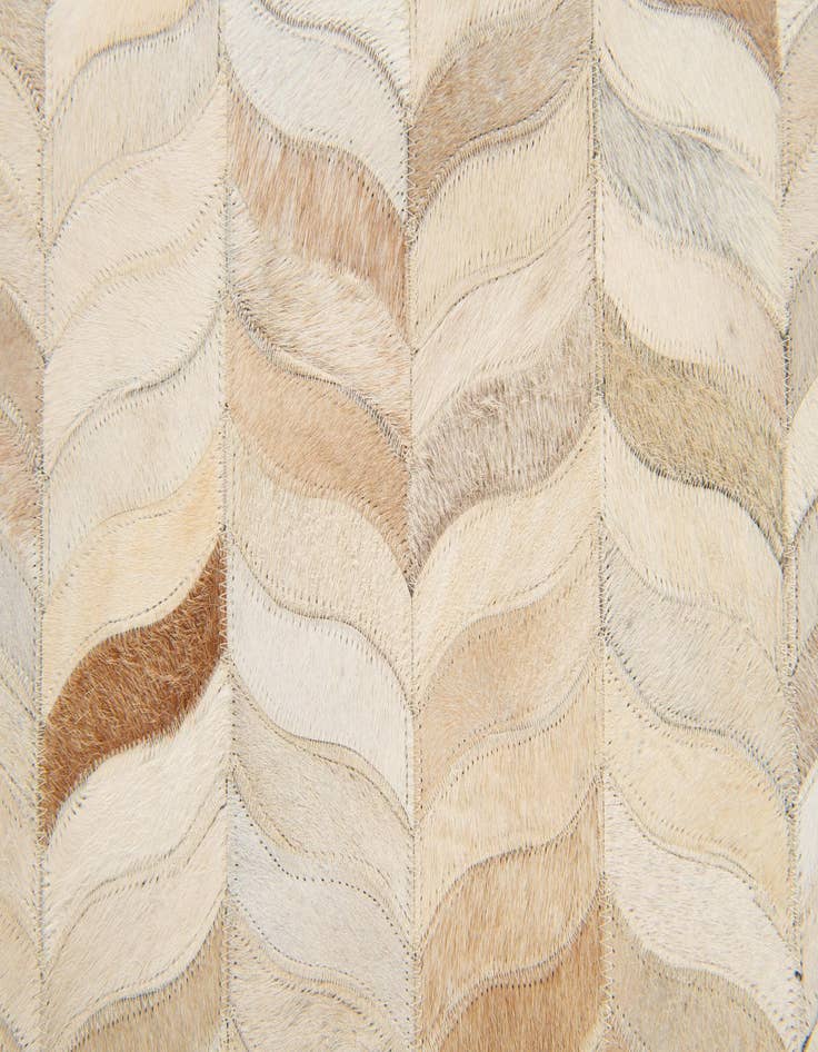 Detail image of  3' 11 x 5' 10 Cowhide Stocks Rug
