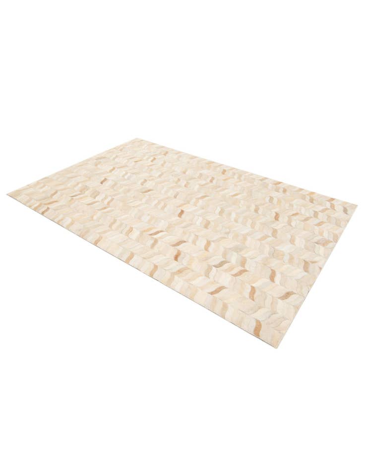 Detail image of  3' 11 x 6' Cowhide Stocks Rug