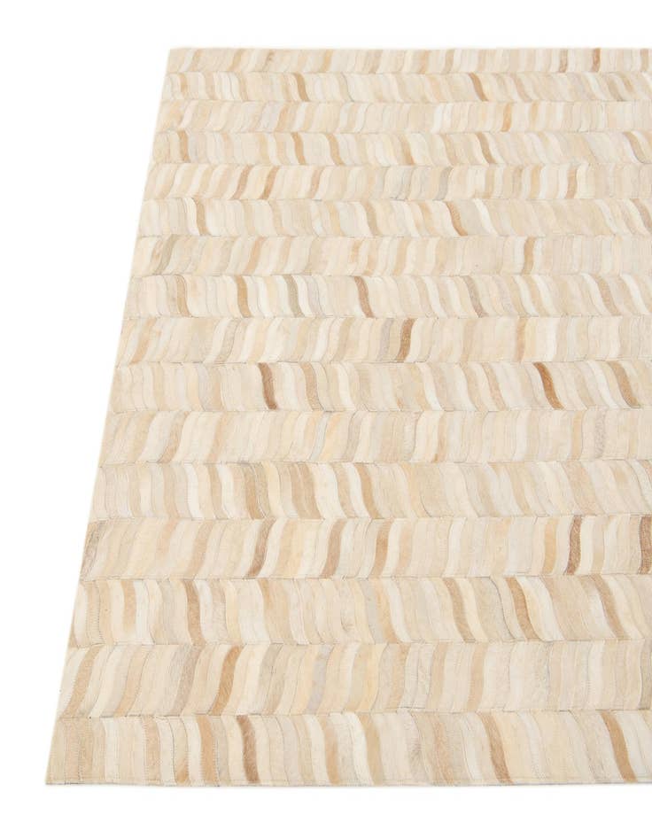 Detail image of  3' 11 x 6' Cowhide Stocks Rug