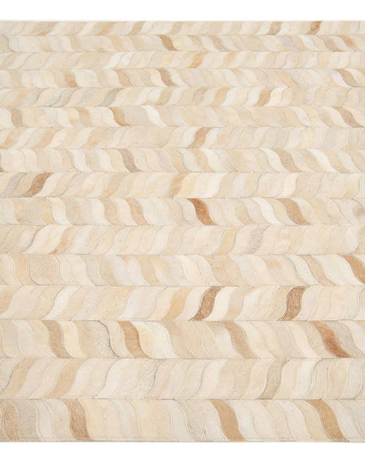 Detail image of  3' 11 x 6' Cowhide Stocks Rug