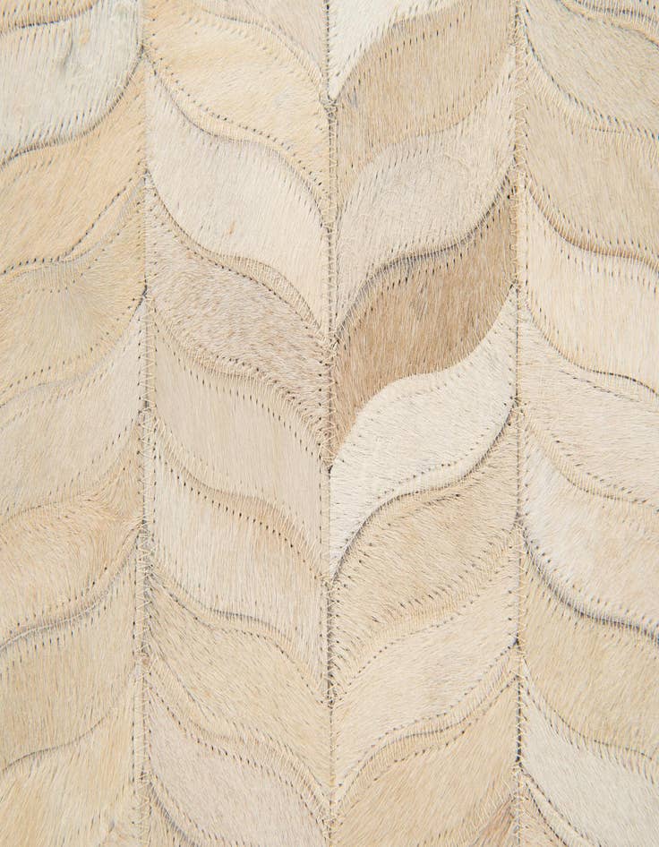 Detail image of  3' 11 x 6' Cowhide Stocks Rug