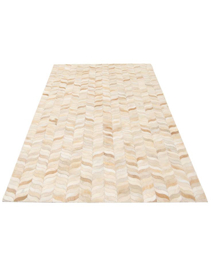 Detail image of  3' 11 x 5' 10 Cowhide Stocks Rug