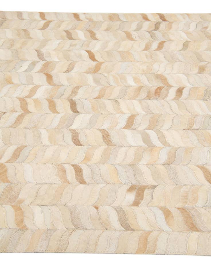 Detail image of  3' 11 x 5' 10 Cowhide Stocks Rug