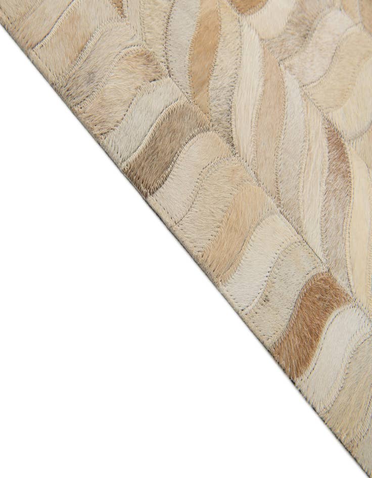 Detail image of  3' 11 x 5' 10 Cowhide Stocks Rug