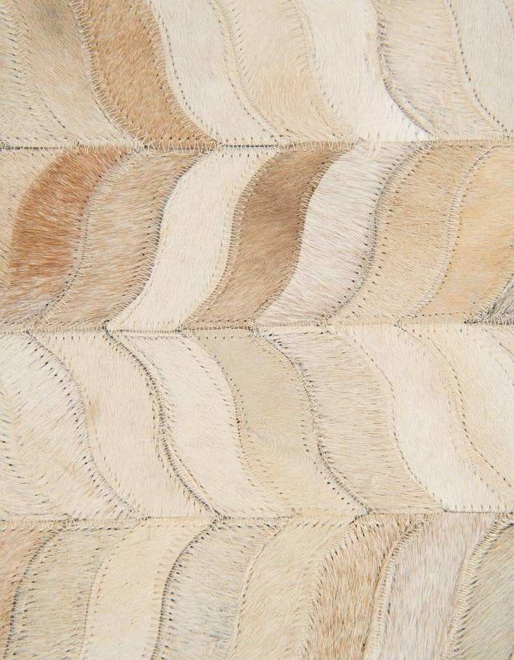 Detail image of  3' 11 x 5' 10 Cowhide Stocks Rug