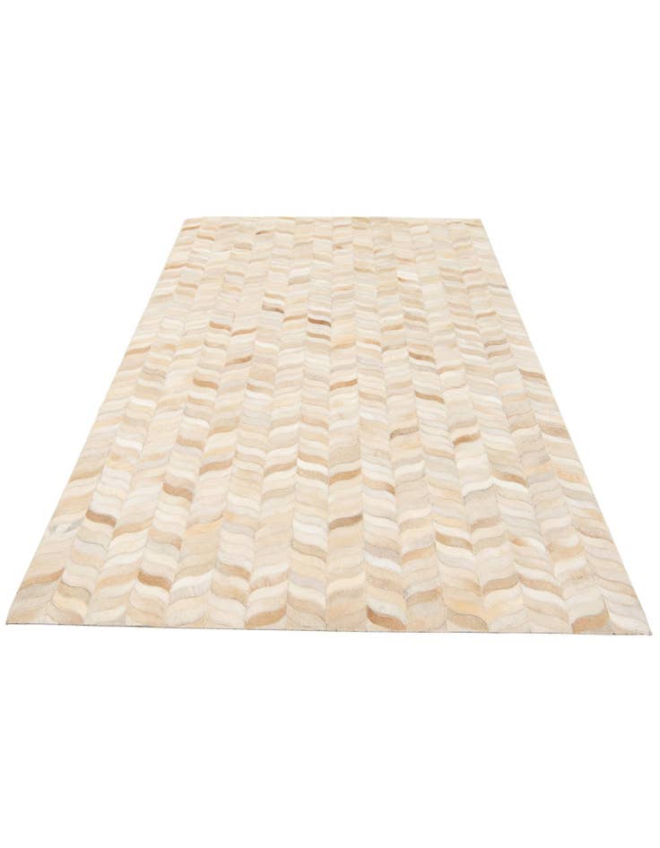 Detail image of  3' 11 x 5' 10 Cowhide Stocks Rug