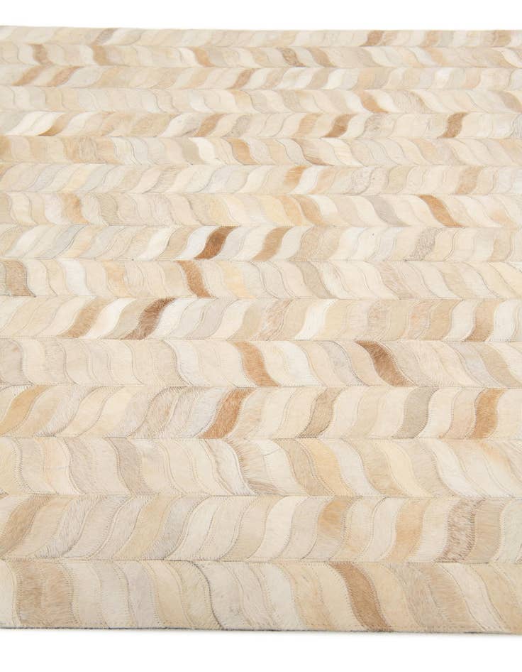 Detail image of  3' 11 x 5' 10 Cowhide Stocks Rug