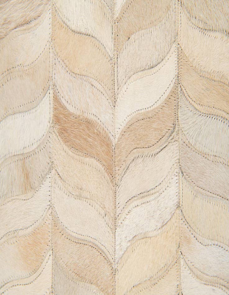 Detail image of  3' 11 x 5' 10 Cowhide Stocks Rug