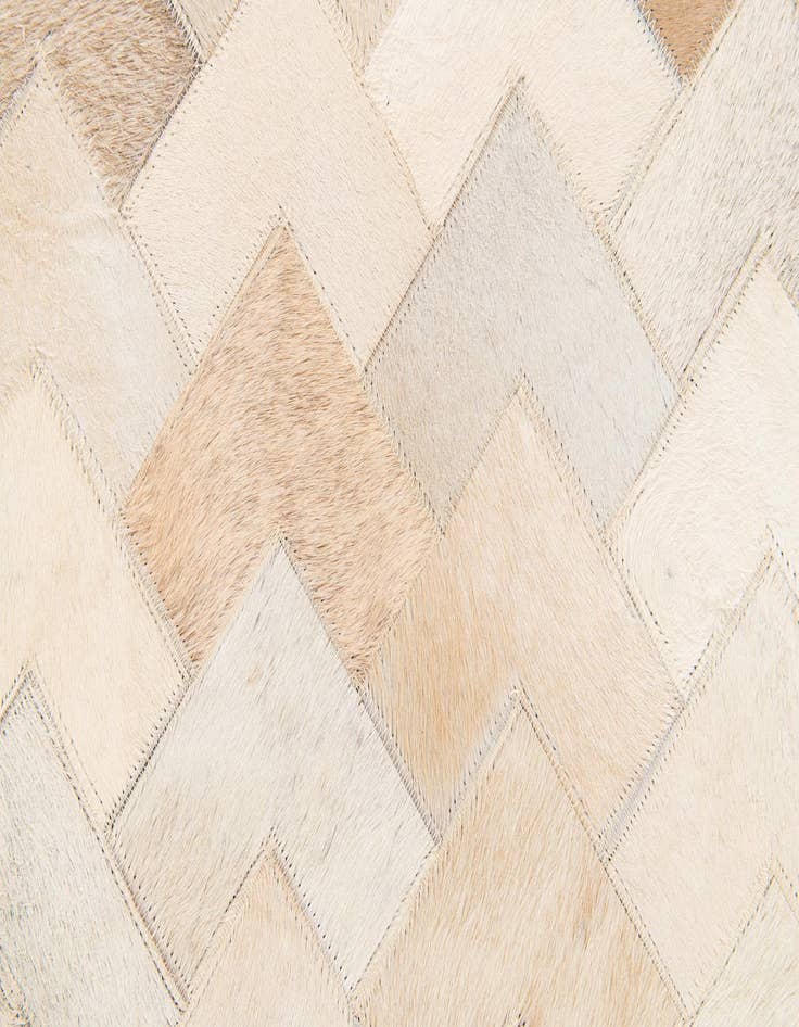 Detail image of  3' 11 x 5' 10 Cowhide Stocks Rug