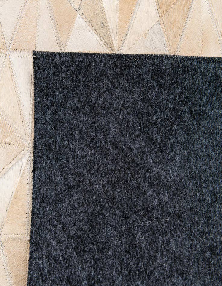 Detail image of  4' x 6' Cowhide Stocks Rug