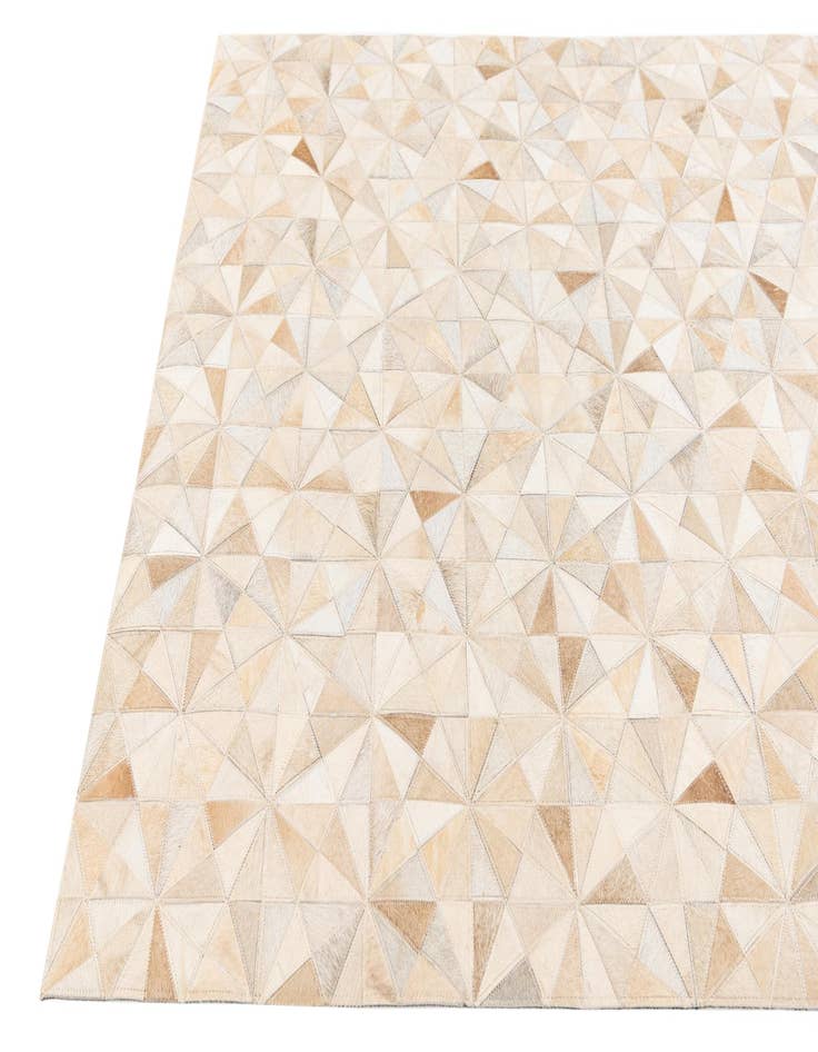 Detail image of  4' x 6' Cowhide Stocks Rug