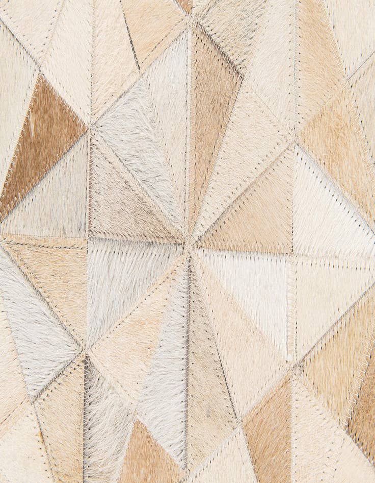 Detail image of  4' x 6' Cowhide Stocks Rug
