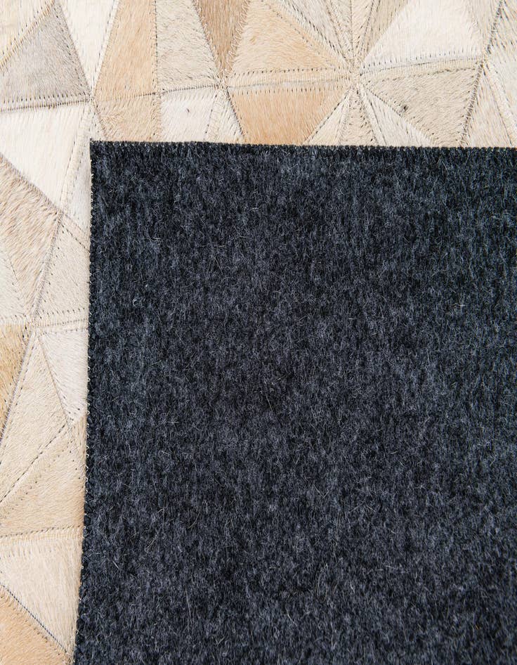 Detail image of  4' x 6' Cowhide Stocks Rug