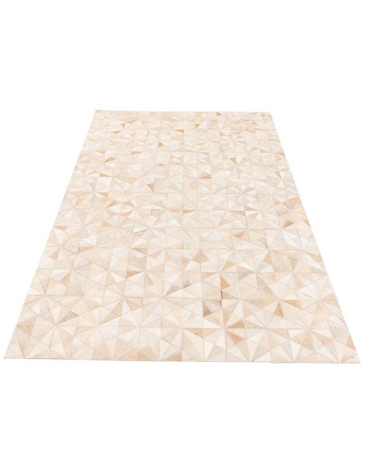 Detail image of  3' 11 x 6' Cowhide Stocks Rug