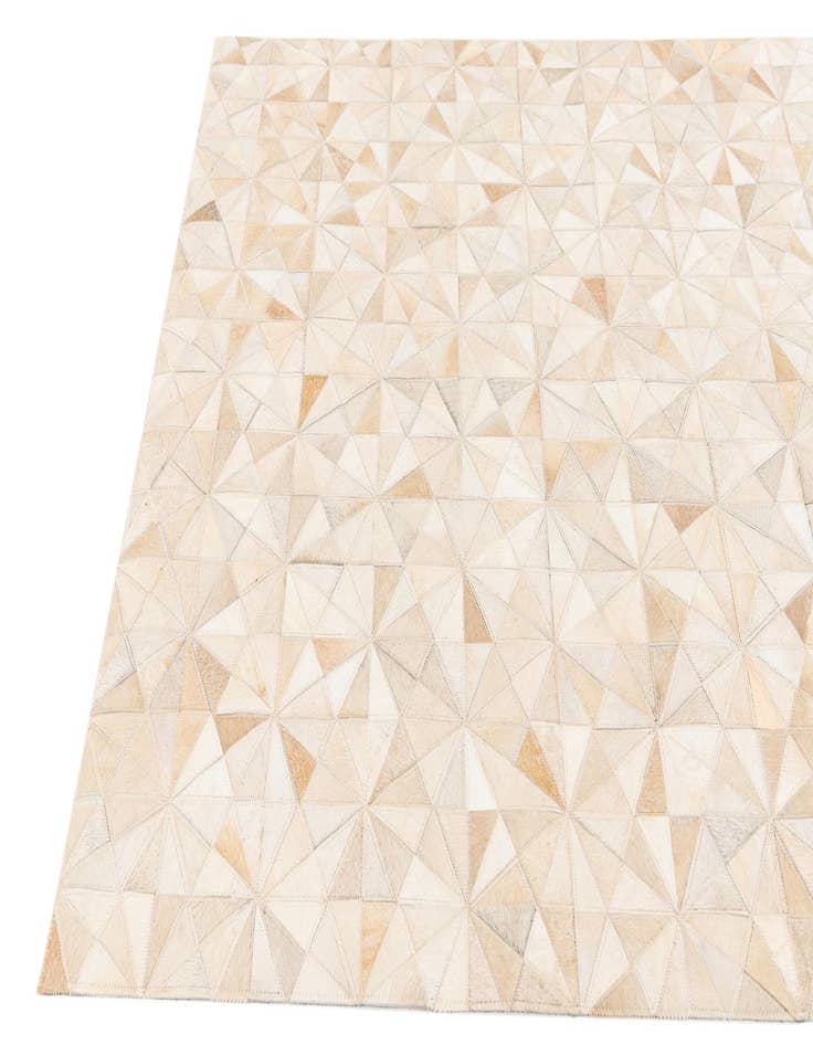 Detail image of  3' 11 x 6' Cowhide Stocks Rug