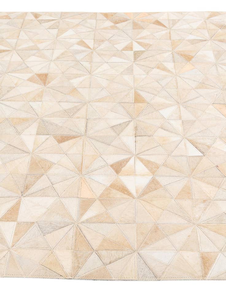 Detail image of  3' 11 x 6' Cowhide Stocks Rug