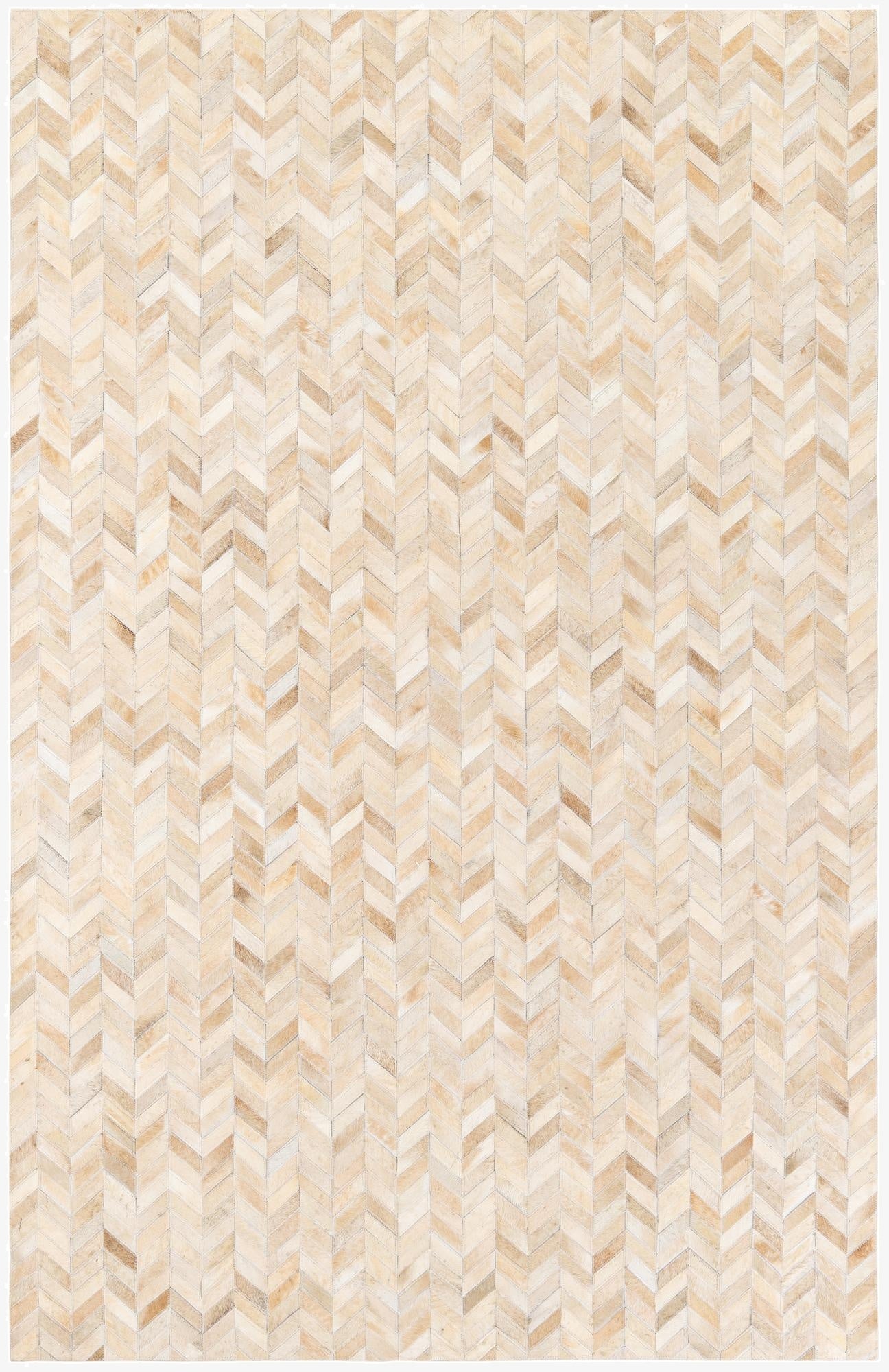  5' 1 x 7' 9 Cowhide Stocks Rug