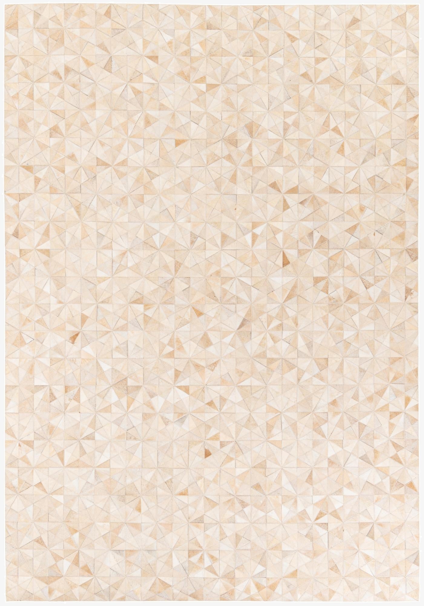  6' 9 x 9' 7 Cowhide Stocks Rug