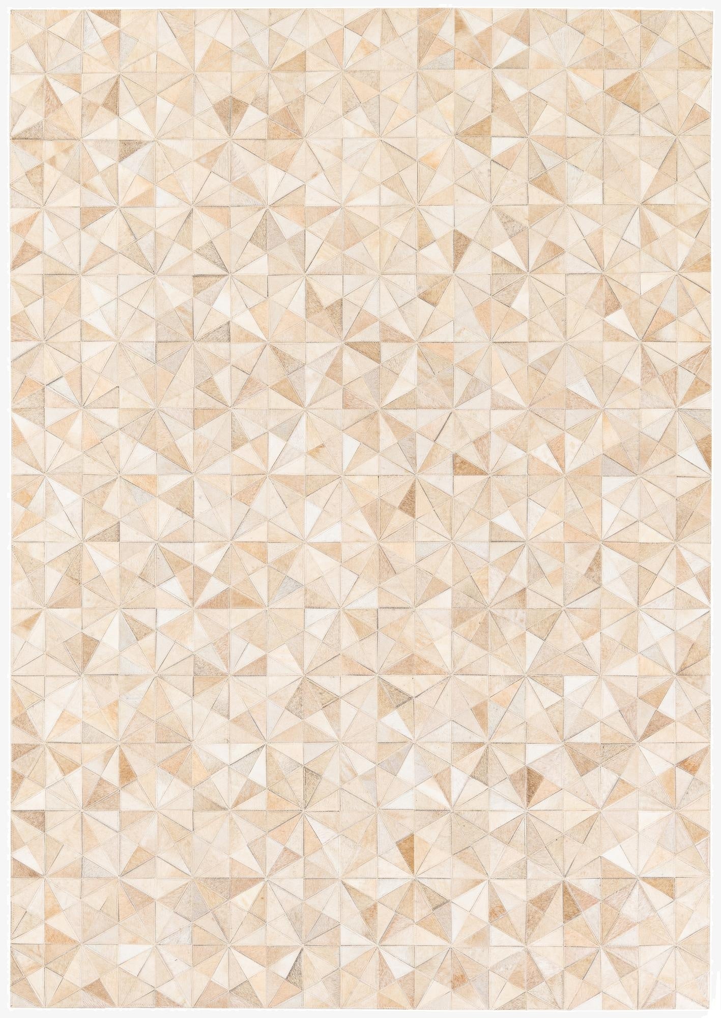  4' 9 x 6' 8 Cowhide Stocks Rug