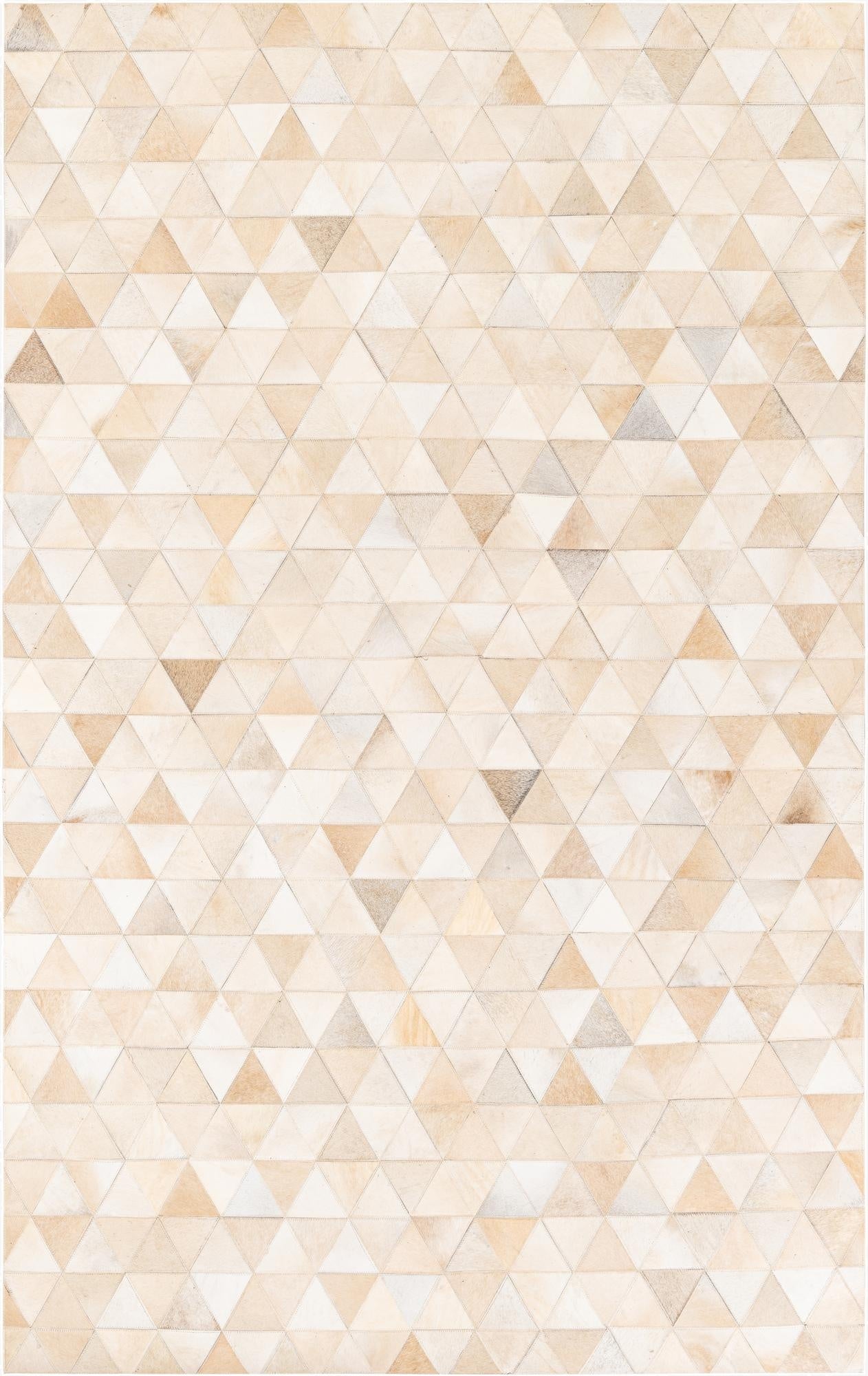  5' 1 x 8' 1 Cowhide Stocks Rug