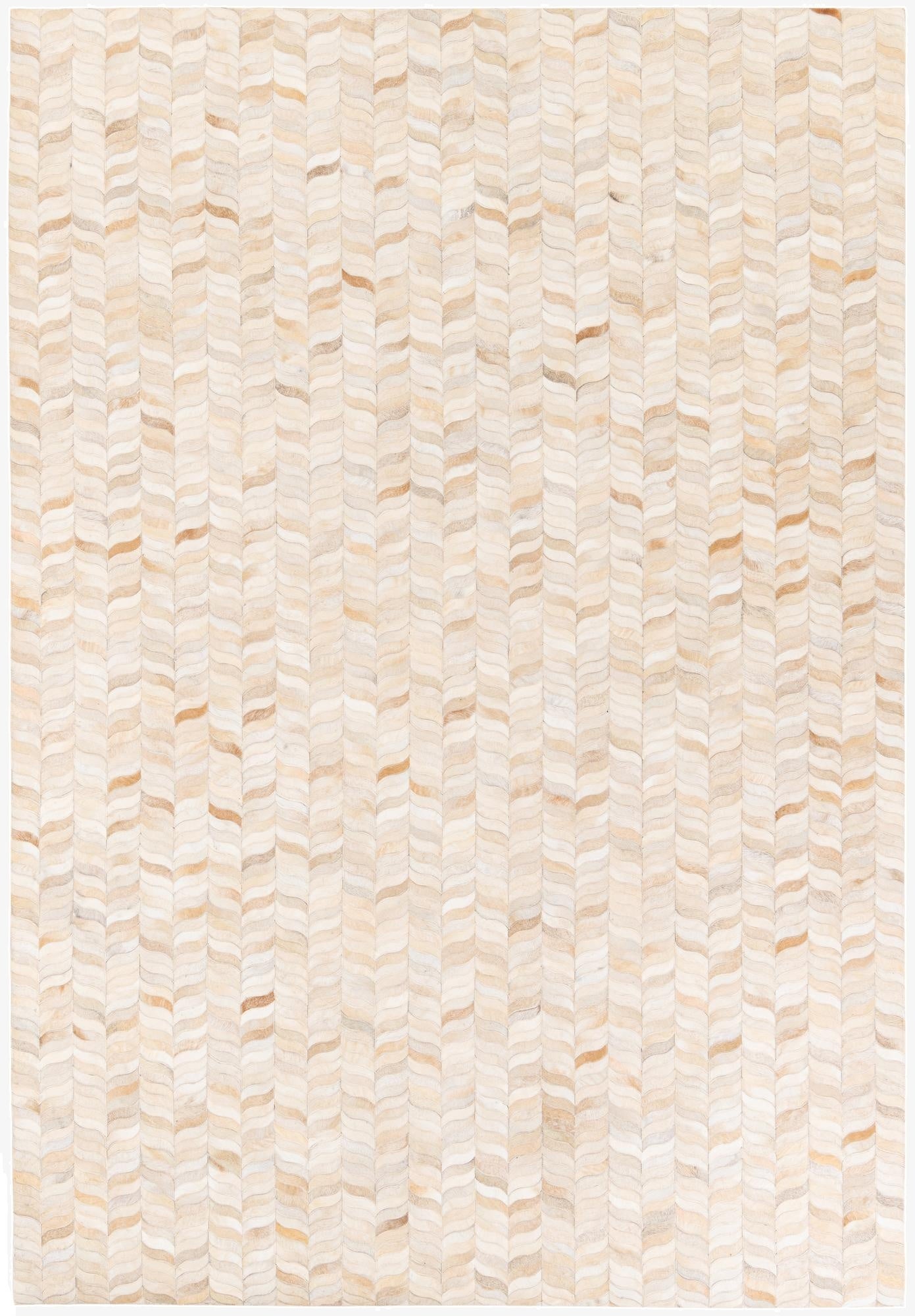  6' 8 x 9' 8 Cowhide Stocks Rug