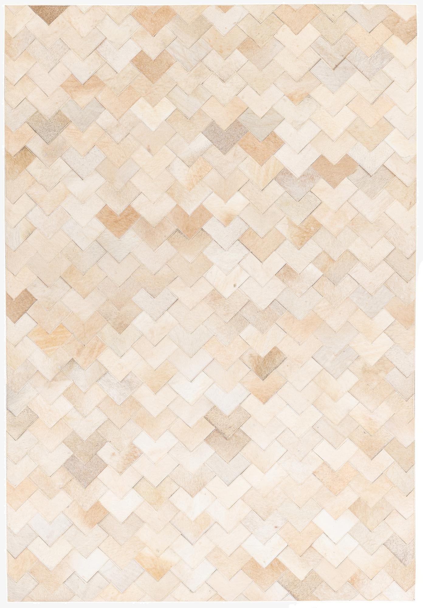  4' 1 x 5' 11 Cowhide Stocks Rug