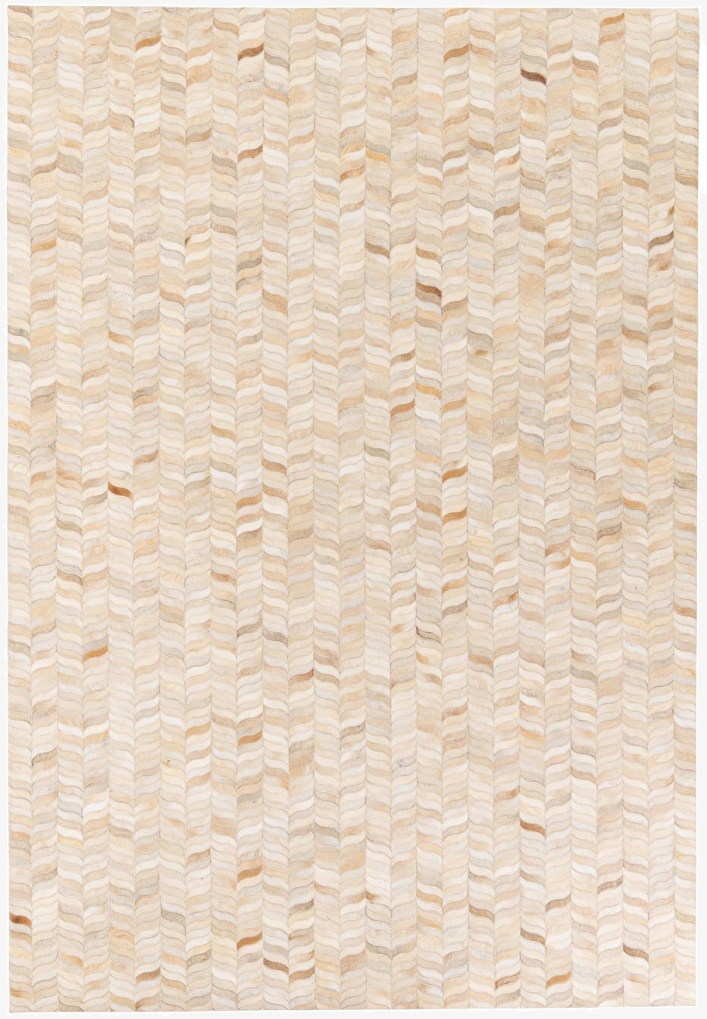  6' 8 x 9' 9 Cowhide Stocks Rug