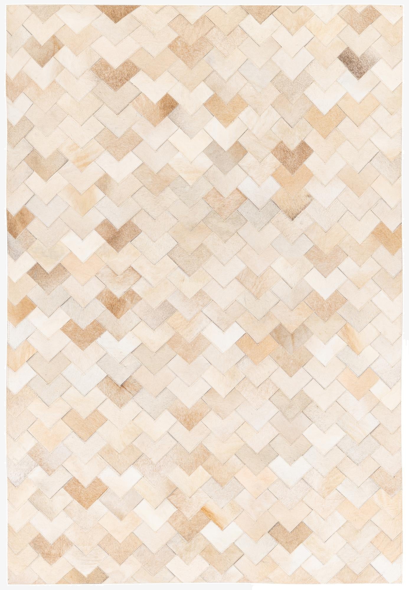  4' 1 x 5' 11 Cowhide Stocks Rug