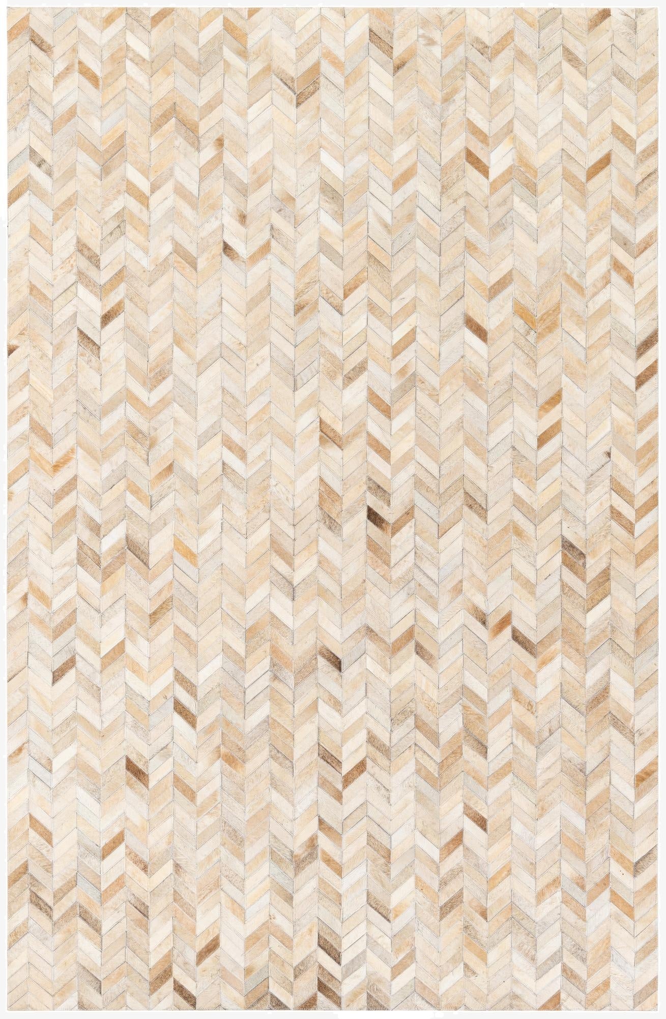  5' 1 x 7' 10 Cowhide Stocks Rug