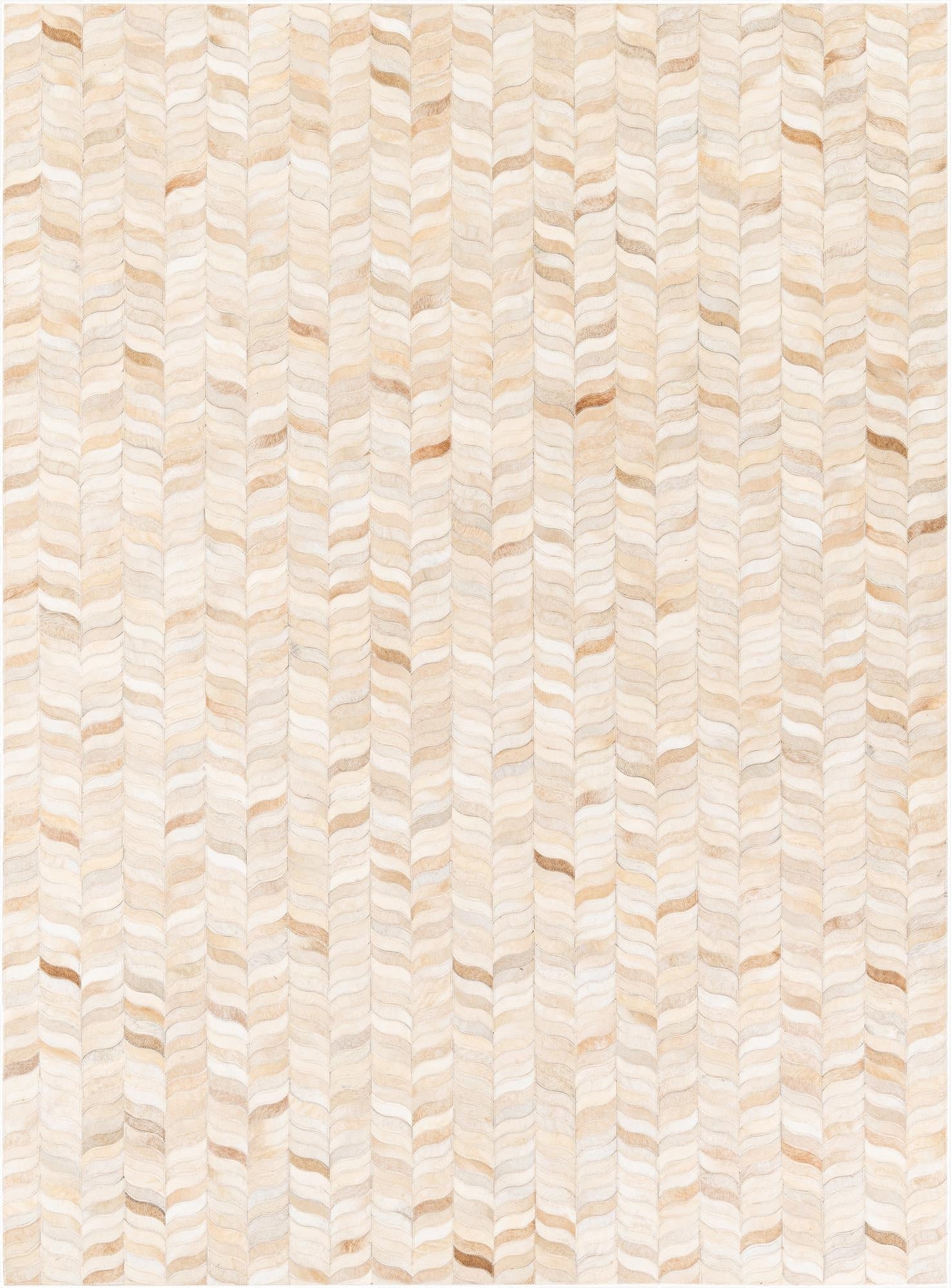  5' 8 x 7' 8 Cowhide Stocks Rug