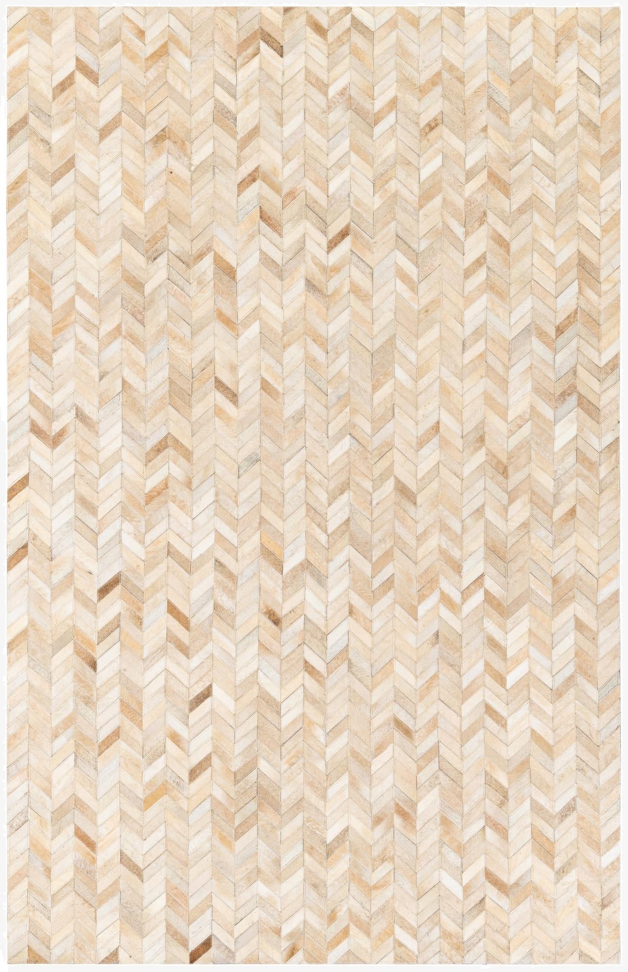  5' 1 x 7' 11 Cowhide Stocks Rug