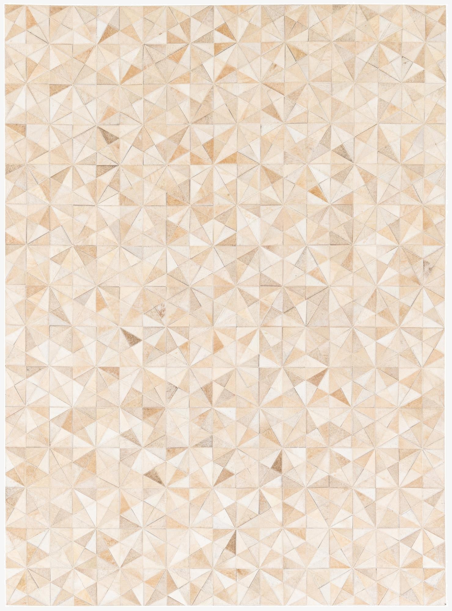  4' 9 x 6' 6 Cowhide Stocks Rug